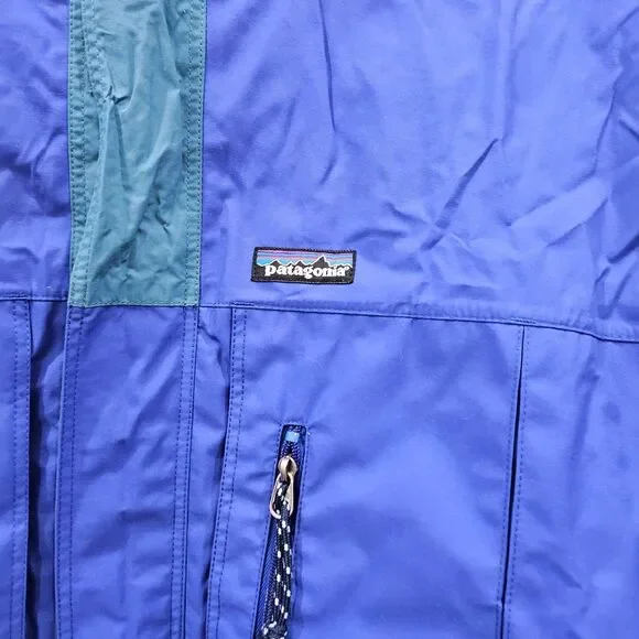 Vintage Patagonia Men's 3 Layer Triolet Goretex Alpine Jacket XXL Blue Gorpcore